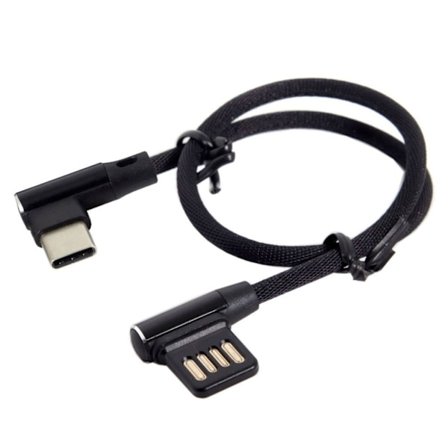 USB 3.1 Type-C ja 90 asteen USB 2.0 -datakaapeli