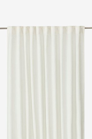 Svanefors - Gardin Cecil 2-pak - Hvid - Gardinfag med rynkebånd - Fra Homeroom