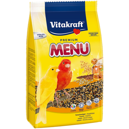 Vitakraft - Meny Kanarifugl 1 kg - Fuglemat & fuglefôr - Frøblanding - ZOO.no
