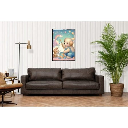 Barnrum Björnmålning Affisch 40×50 CM