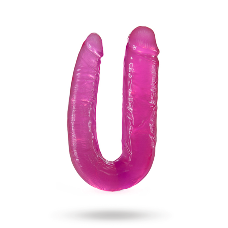 B Yours Double Headed Dildo Pink 45 cm - Vuxen.se - Dubbeldildo & dubbelpenetrering