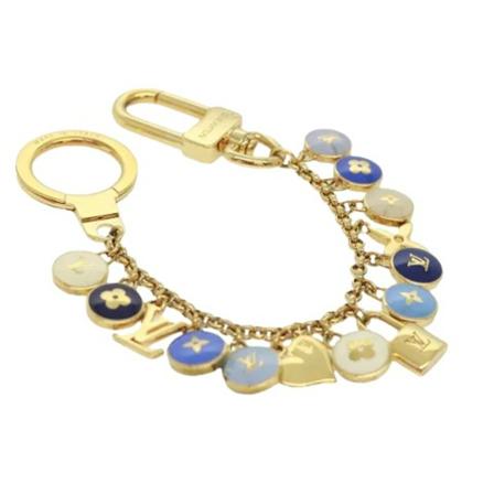 Louis Vuitton Vintage Pre-owned Metal key-holders Blå, Dame Vintage Accessories, Størrelse: ONE Size