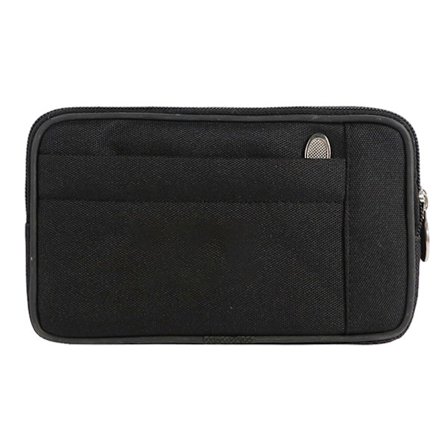 Stor skærm telefon taske til mænd bælte multifunktionelt taljepakke vandret