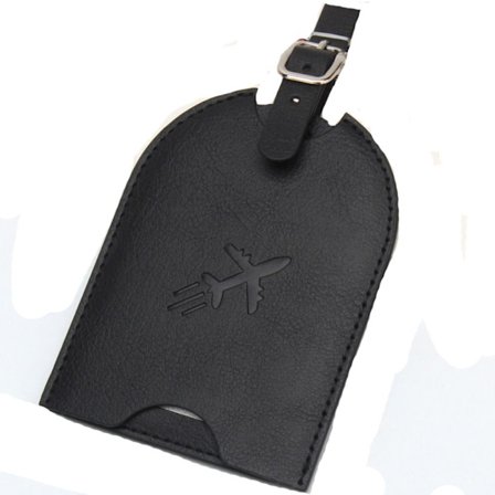 Business Bagage Tag Dold Aircraft Boarding Pass SVART