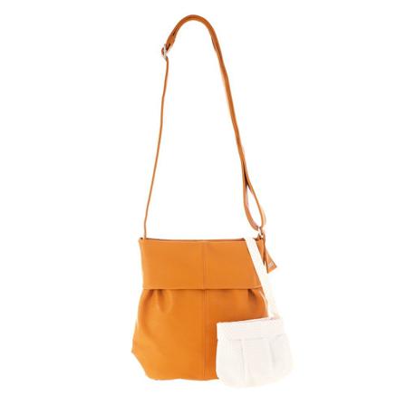 Zwei Zwei Mademoiselle M10 curry Gul, Dame Skuldertasker, Størrelse: ONE Size