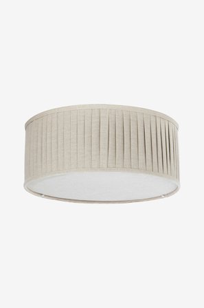 Jotex - Plafond Plissé 45 cm Natur - Kjøp Taklamper hos Jotex