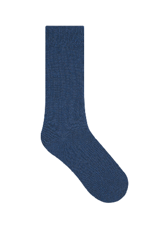 BleuForêt Socka i ull & kashmir Strumpor Herr Blå 43/46