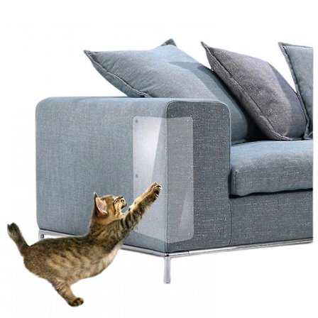 10-pack Cat Scratch Avskräckande tejp, kattavvisande medel för möbler, Cat Couch Protector, Cat Scratch Pad, Cat Training Tejp, Skydd för soffa