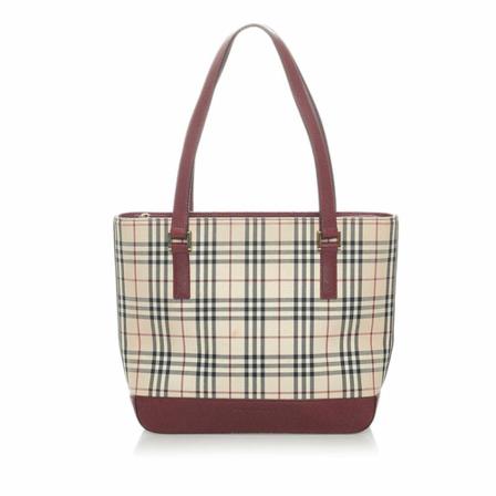 Burberry Vintage, Pre-owned Tote Bags Bruin, Dames, Maat:ONE Size