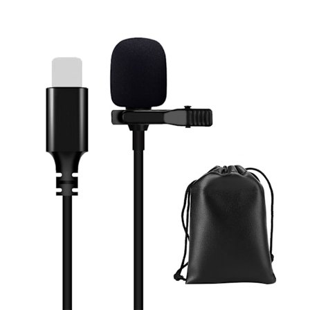 Plug and Play Live Optagelse Krave Clip Mikrofon til iOS Professionel Mobiltelefon