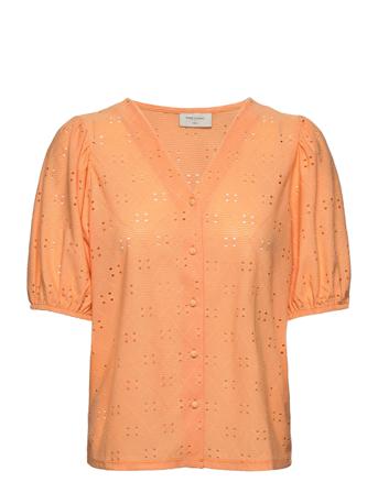Fqfemy-Bl Blouses Short-sleeved Orange FREE/QUENT