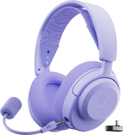 SteelSeries Arctis Nova 3 WL-Lavender-PC - Arctis Nova 3 WL trådlöst gamingheadset
