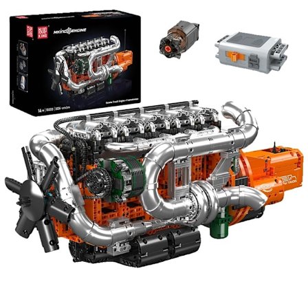 Teknisk bilmotor modell, motoriserad lastbils motor, rekommenderad ålder 14+, CE-certifierad,original box packing