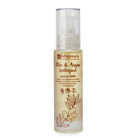 LA SAPONARIA Olio di argan puro bio 50ml - Olio viso nutriente