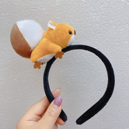 {xjxj} Tecknat plyschpannband tyg hårband 8 8
