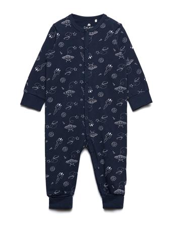 Nightsuit Ls -Aop Blue CeLaVi