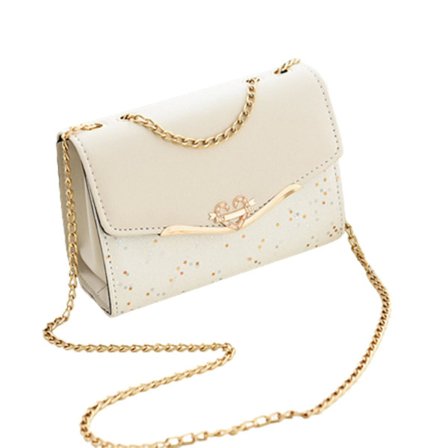 Dam PU axelväska justerbar axelremsväska för daglig promenad shopping