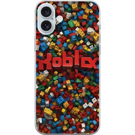 Kompatibelt Mobildeksel til Apple Apple iPhone 16 Plus Roblox fargerike byggeklosser kreativ spill-inspirert illustrasjon for spillere, barn og fans a