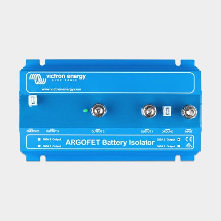 Relè separatore Victron Victron Argofet, 12 - 24 V, 200 A, con collegamento per 2 batterie