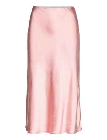 Yaspastella Hw Midi Skirt Knelangt Skjørt Rosa YAS