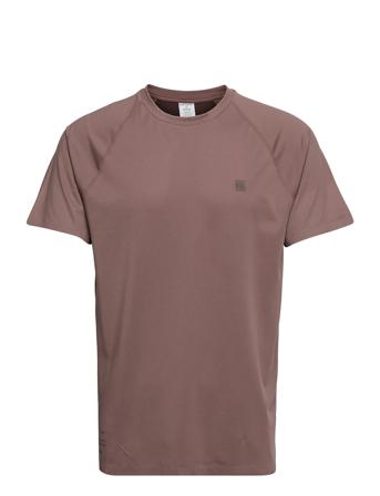 Train Premium S/S Tee Brown Superdry Sport