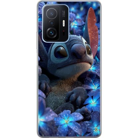 Kompatibelt Mobildeksel til Xiaomi Xiaomi 11T Pro Stitch Blant Blomster I Nattlys