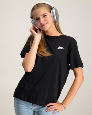 Nike K NSW TEE EMB FUTURA LBR Schwarz T-Shirts Mädchen - Kidsbrandstore