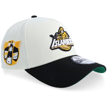 New Era - NHL Vit adjustable Keps - Hatstore Exclusive x New York Islanders 9FORTY Fisherman Chrome/Black A-frame Adjustable @ Hatstore