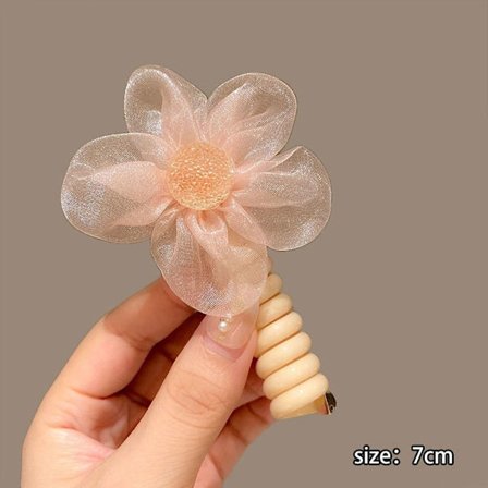 Telefontråd Hårløkke Elastisk hårtau FARGE 2 FARGE 2