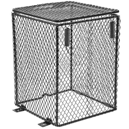 Reptil Anti-Skållnings Lampskärm Reptilbox Lampskydd Papegoja Fågelbur Värmelampa Nätöverdrag