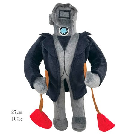 Mub- NY SKIBIDI Toalett Plys Toalett Plys Leksak Monitor Figur