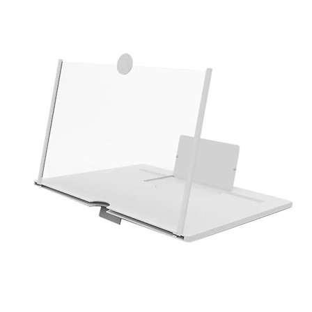 Skärmförstorare Hög tydlighet Brett kompatibel Akryl 10/12 tum Enkel drift Videoförstärkare Hållare För att titta på TV Jikaix