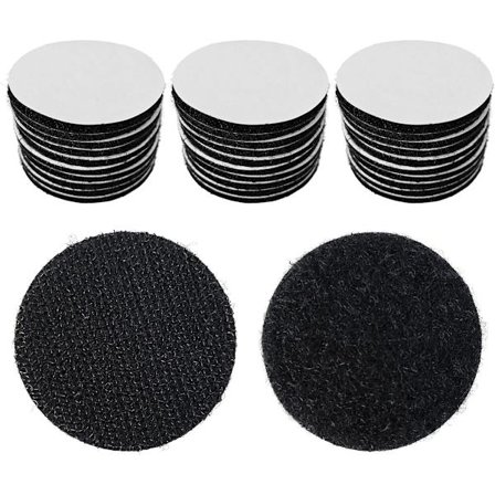 30 par - 50 mm - Borrelås - Nylon Tower Spenne - Runde Borrelåsprikker - Dobbel