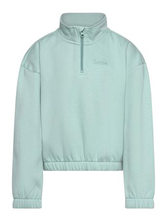 Half Zip Mock Pullover Sport Sweat-shirts & Hoodies Sweat-shirts Blue VANS