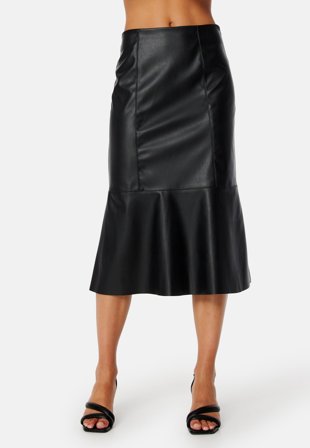 BUBBLEROOM - Emme pu skirt - Black