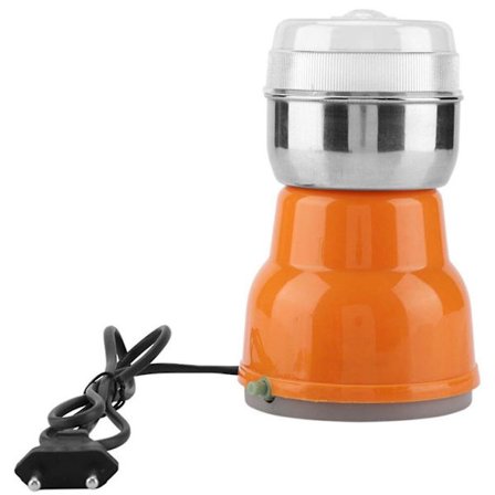 Elektrisk kaffekvarn i rostfritt stål för hemmabruk, kvarn, malningsmaskin, kaffetillbehör - EU-kontakt