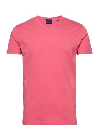 Original Slim V-Neck T-Shirt T-shirts Short-sleeved Rosa GANT