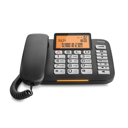 GIGASET DL580 - telefon med ledning med anrops-ID
