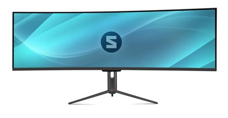 Svive H3CQC-P - Välvd 49tum UHD-skärm med 144 Hz & HDR400