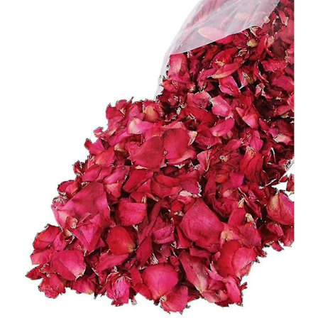 500 g naturlige tørrede rosenblade Ægte blomster Tørt rødt kronblad til fodbad Krop -q