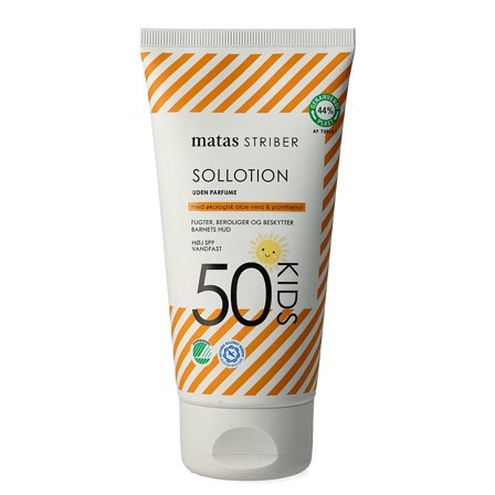 Matas Striber Kids / Børn Sollotion SPF 50 Uden Parfume 150 ml, Skincare, Solpleje, Solcreme