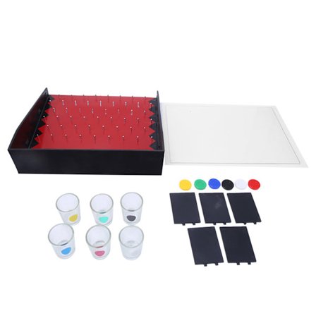 Dricka Party Roliga Färgade Droppande Chips Bar Shot Spel med 6 Vinglas