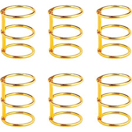 Bogringe 3-Ringe Metal Løsblad Binder Ringe 25mm Metal Ring B