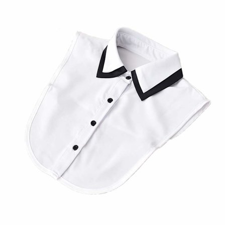 Dame Halv Skjorte Avtakbar Krage Grøft Dame