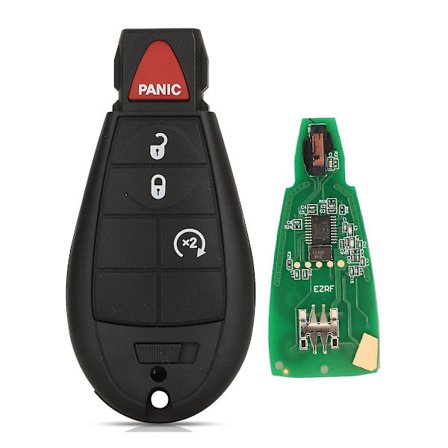 Smart fjernbetjening nøgle Gq4-53t 433mhz 4a/pcf7961m til Chrysler Ram Jeep Grand Cherokee Chip
