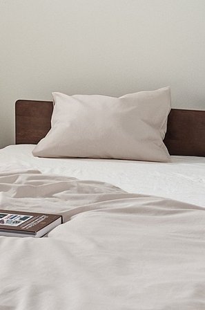 Jotex - Kopfkissenbezug Hellbeige - BILL - Kaufe Kopfkissenbezüge bei Jotex