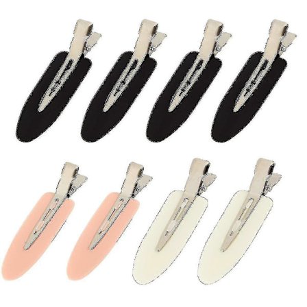 Hårklämmor utan veck – Hårklämmor som inte lämnar märken, stylingklämmor, anknäbbsklämmor utan bucklor, alligatorhårspännen för frisörsalong, frisyrer