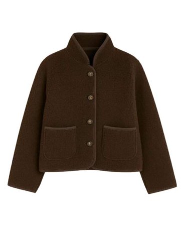 Tiffany Malou, Teddy Jacket - Brown Kappor Dam Brun M/L