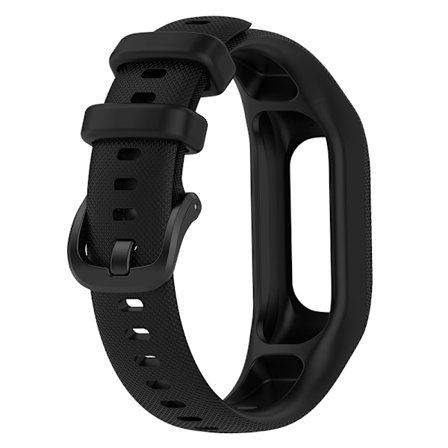 Silikonerem til Garmin Vivosmart 5 - Sort, str. M