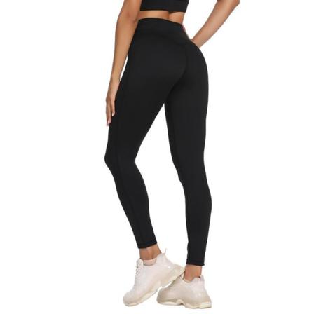 Leggings Med Hög Midja Svart Black S